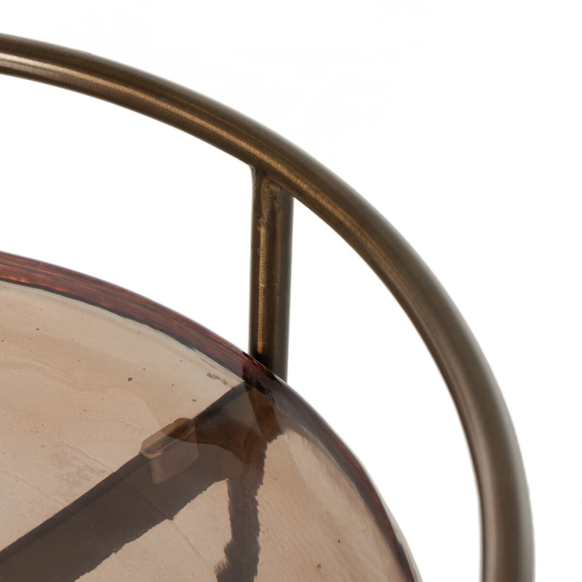 Mira Bar-Smoked Brown Cast Glass