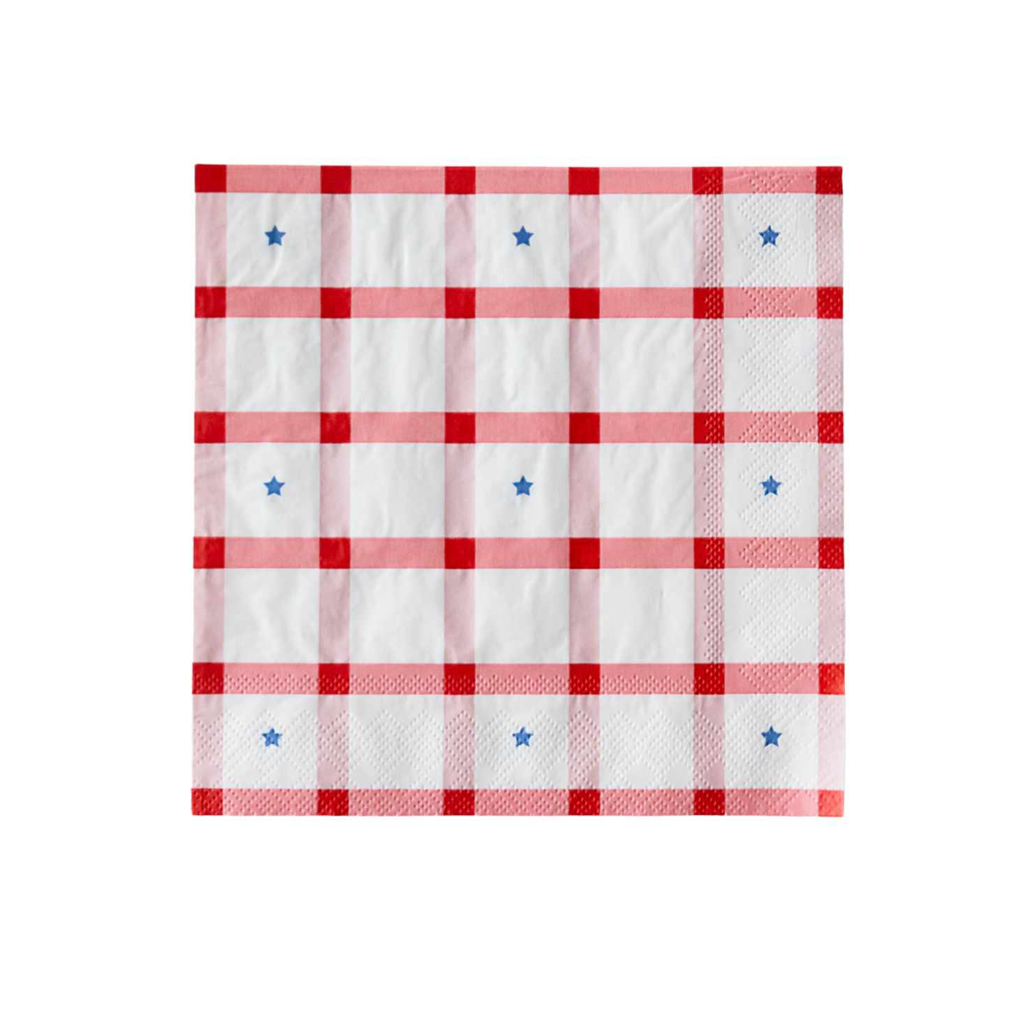 4th of July Red Gingham Napkins