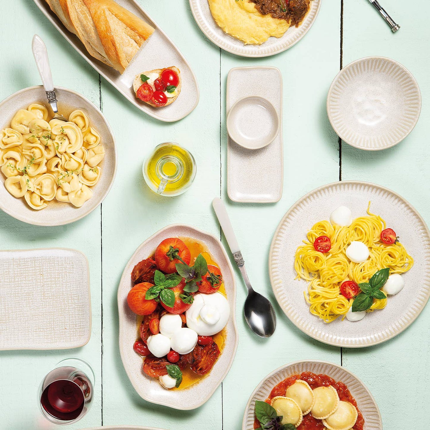 Linhas Bio Stoneware Latte Dessert Plate - 8.46"