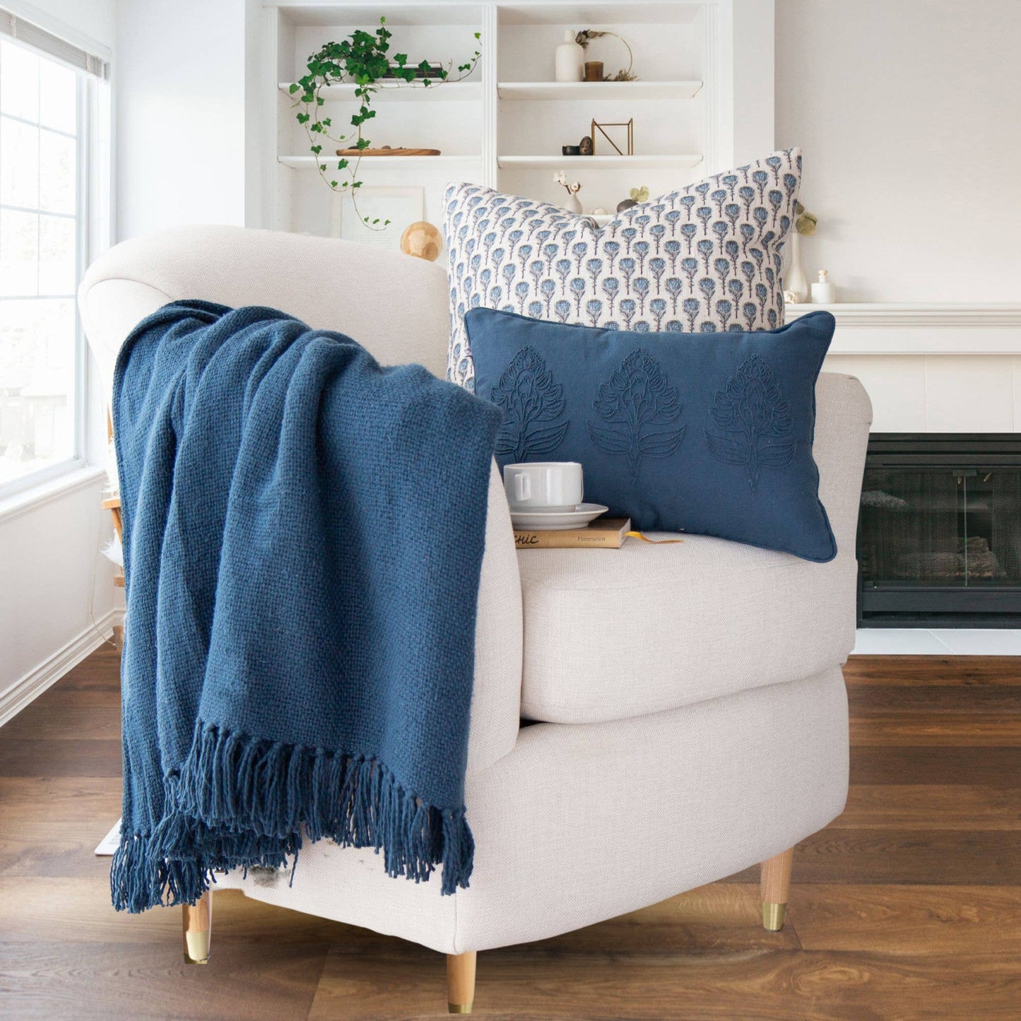 Darby Fringe Throw Blanket