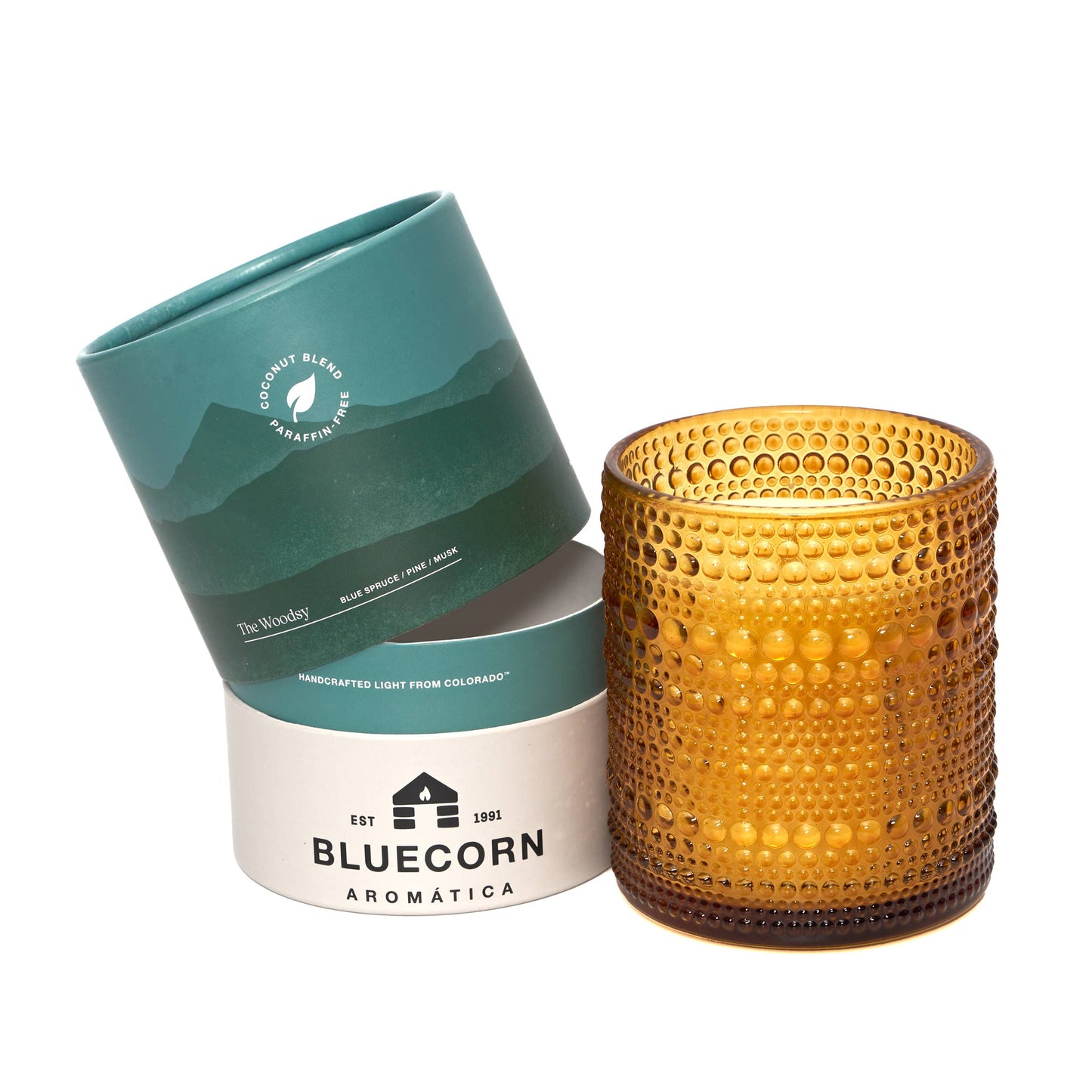 Woodsy Pine Jar Candle – Vegan Coconut Wax
