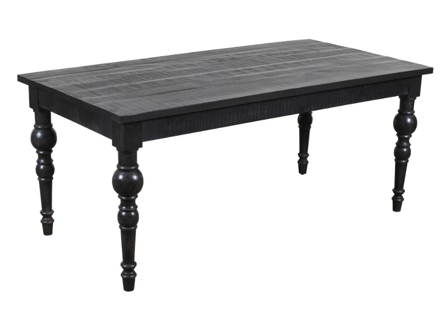 Black Mango Wood Dining Table