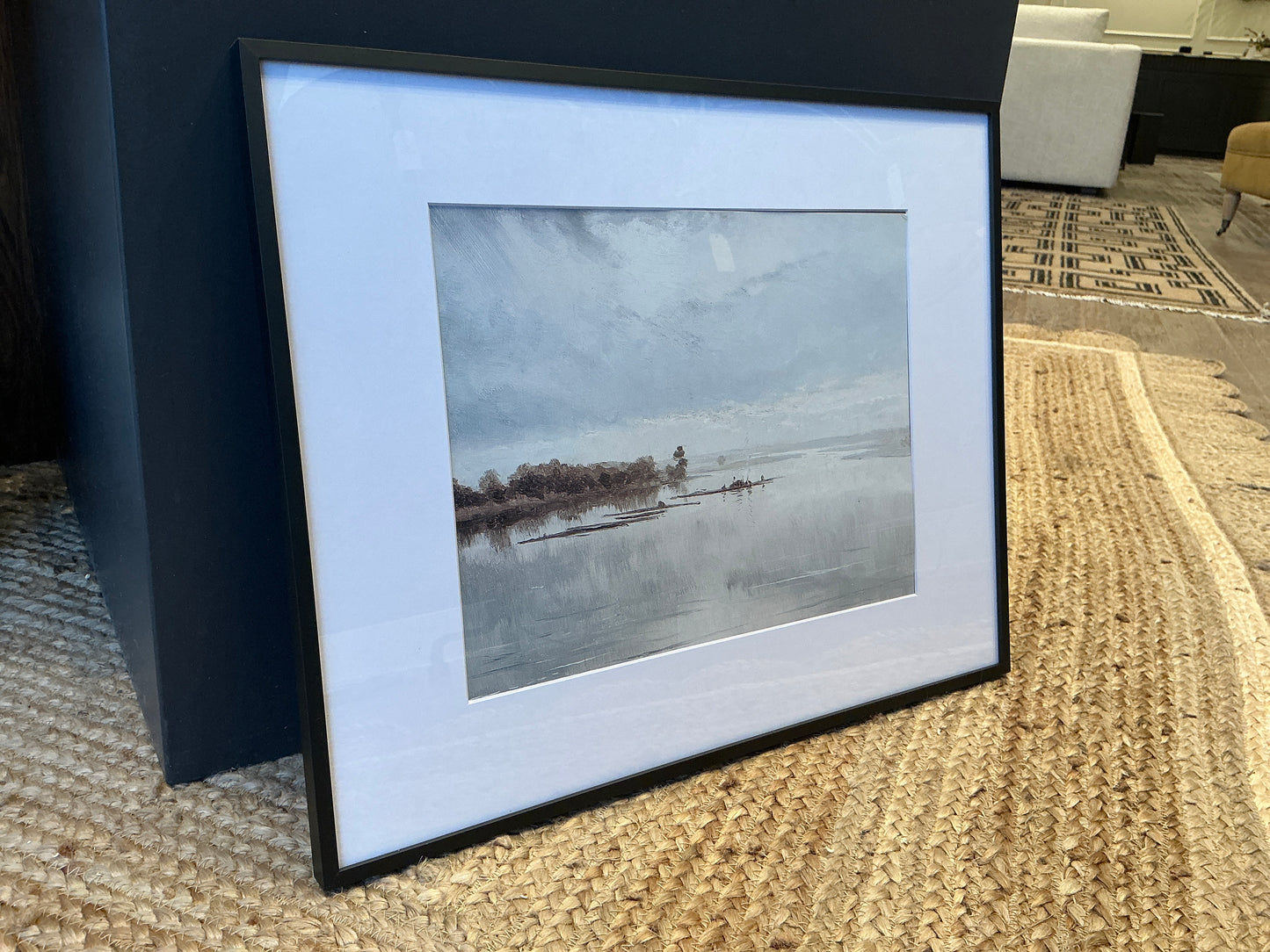 Serene View Art Print w/ Aluminum Matted Frame