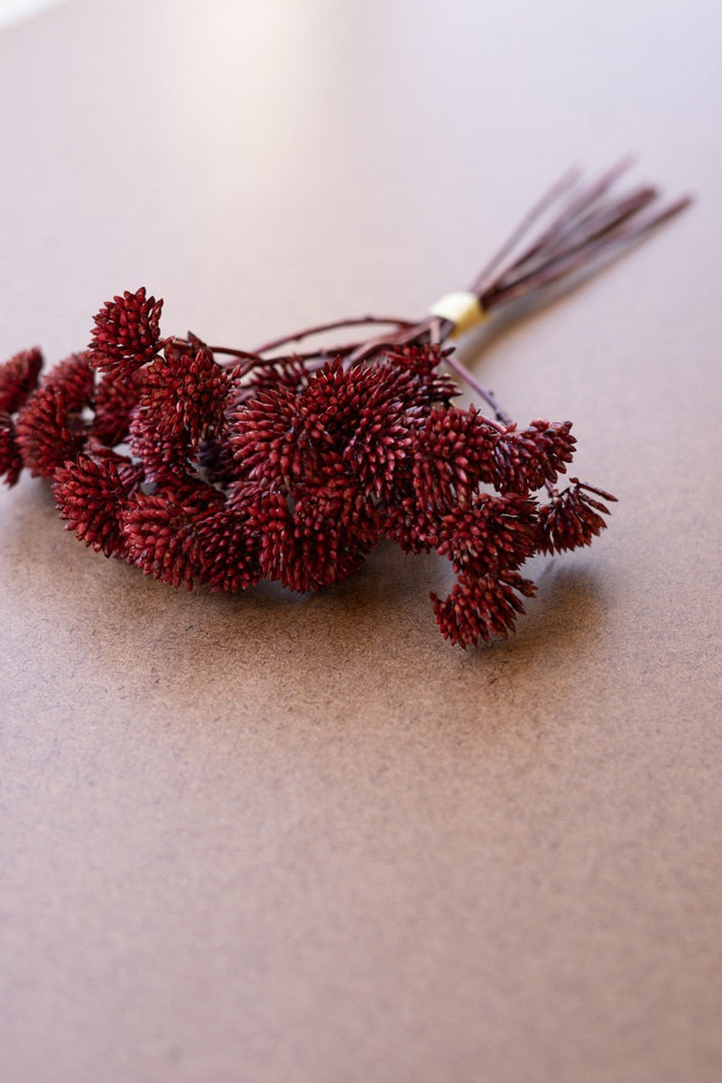 Bundle of Artificial Mini Flowers - Rust