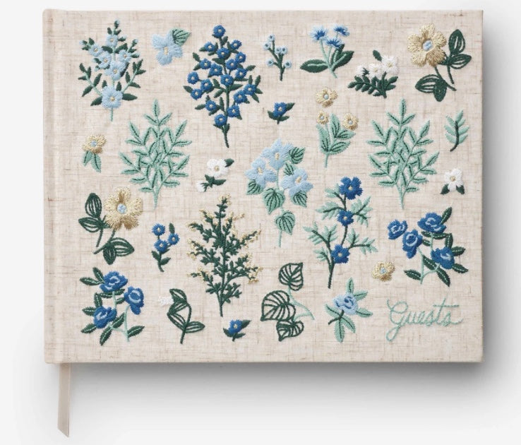Wildwood Embroidered Guest Book