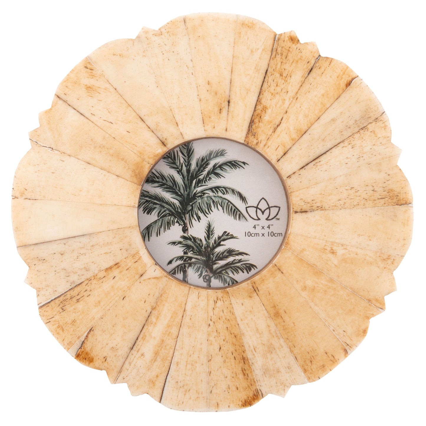 Natural Bone Frame Round Tawny