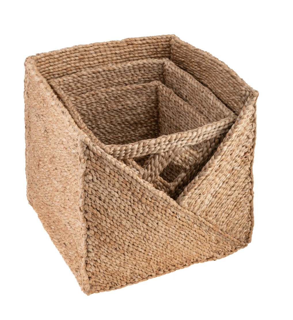 Jute Cube Organizer - 3 Sizes