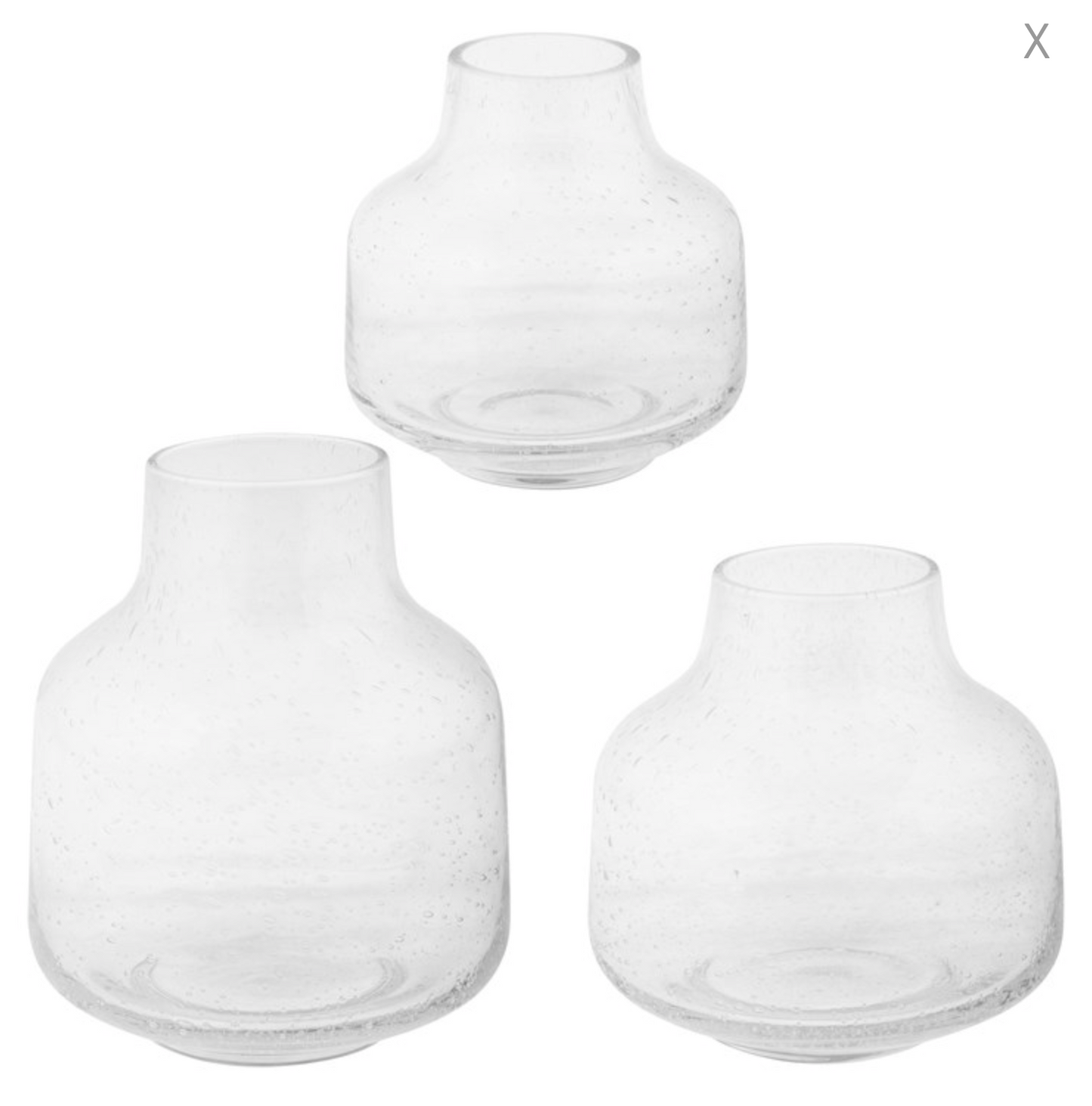Bubble Glass Vase