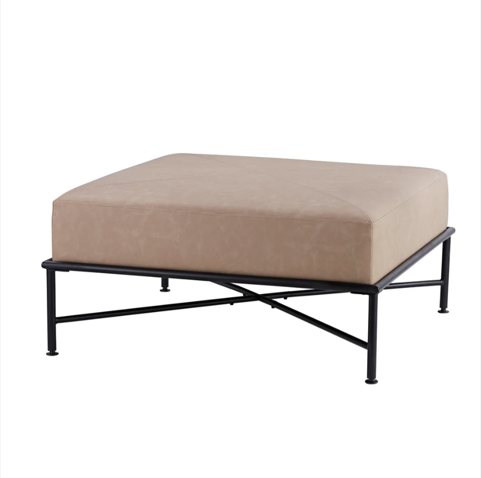 Trace Ottoman (Mushroom PU)