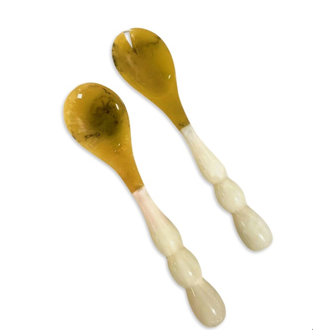 RESIN Rio Bubble Salad Servers