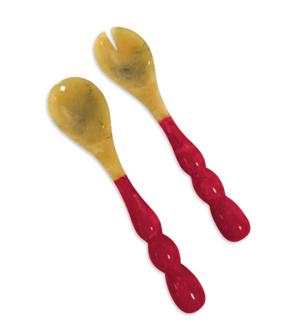 RESIN Rio Bubble Salad Servers