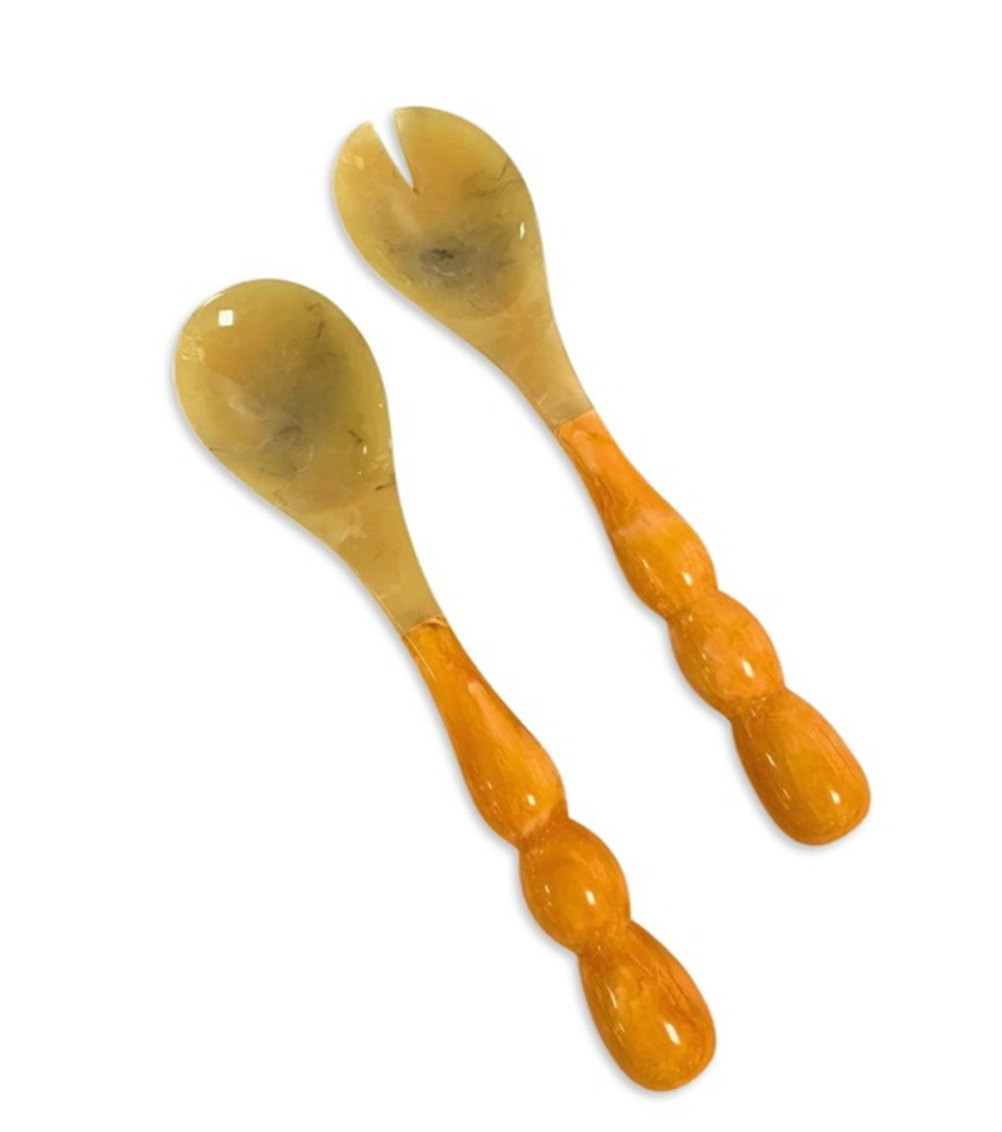 RESIN Rio Bubble Salad Servers