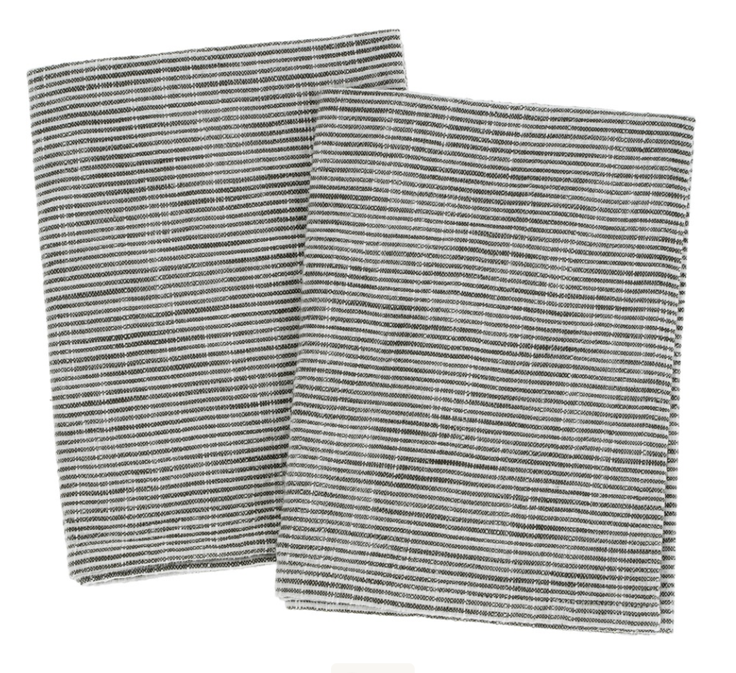 Chef Stripe Tea Towels - Set of 2