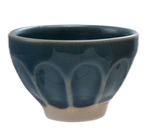Stoneware Pinch Pot, Reactive Glaze, 4 Colors (Each One Will Vary)