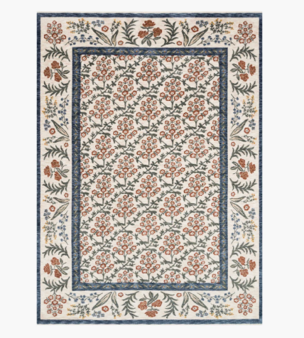 Kismet Suzani Garden Rug - Cream 2' x 3'4"