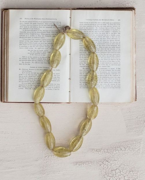 Glass Beads on Jute Cord - 2 Colors