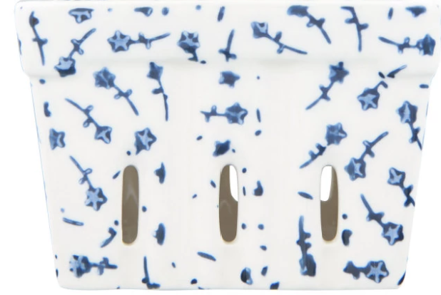 Square Berry Bowl with Floral Patterns - 4 Styles