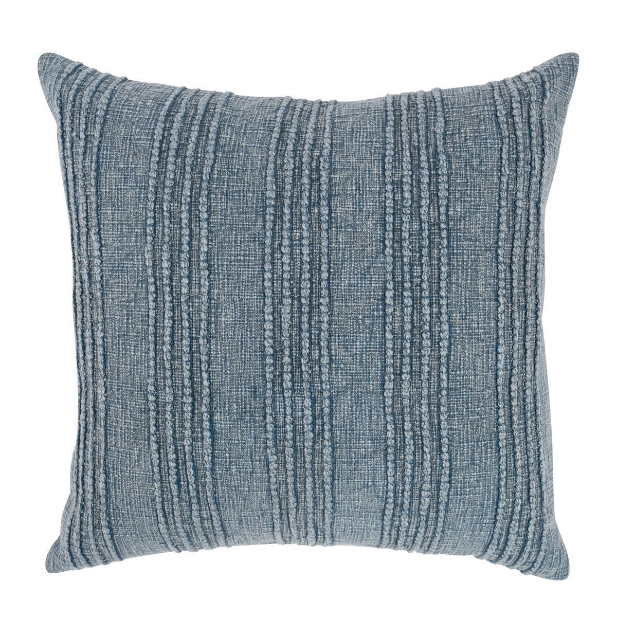 Gratitude Pillow - Sea Flog Blue 22"x22"