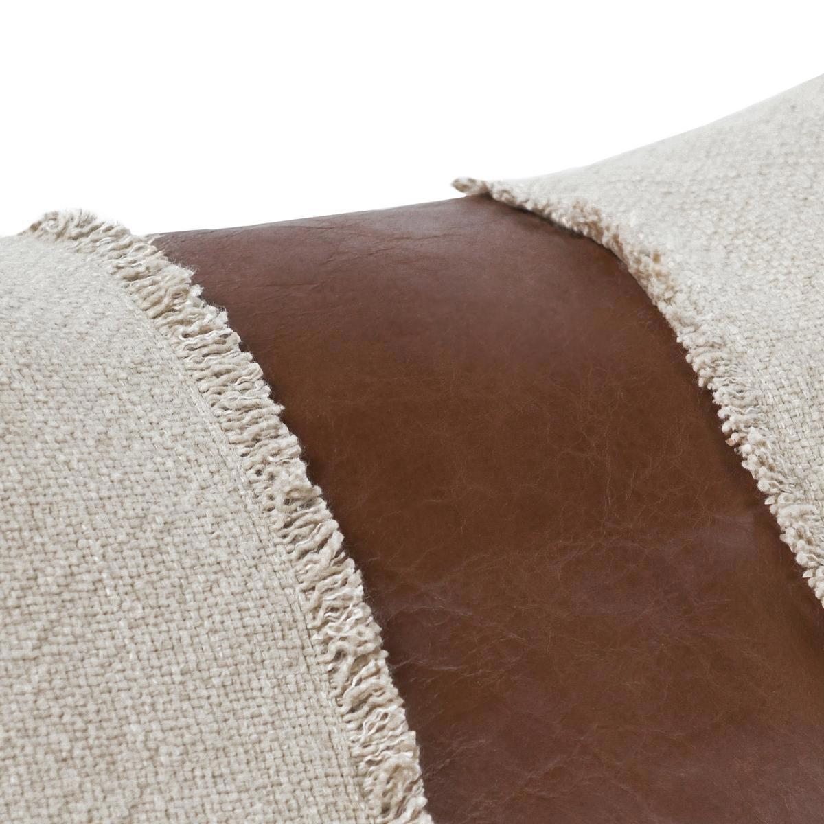 Steam Pillow - Natural + Kona 26x26