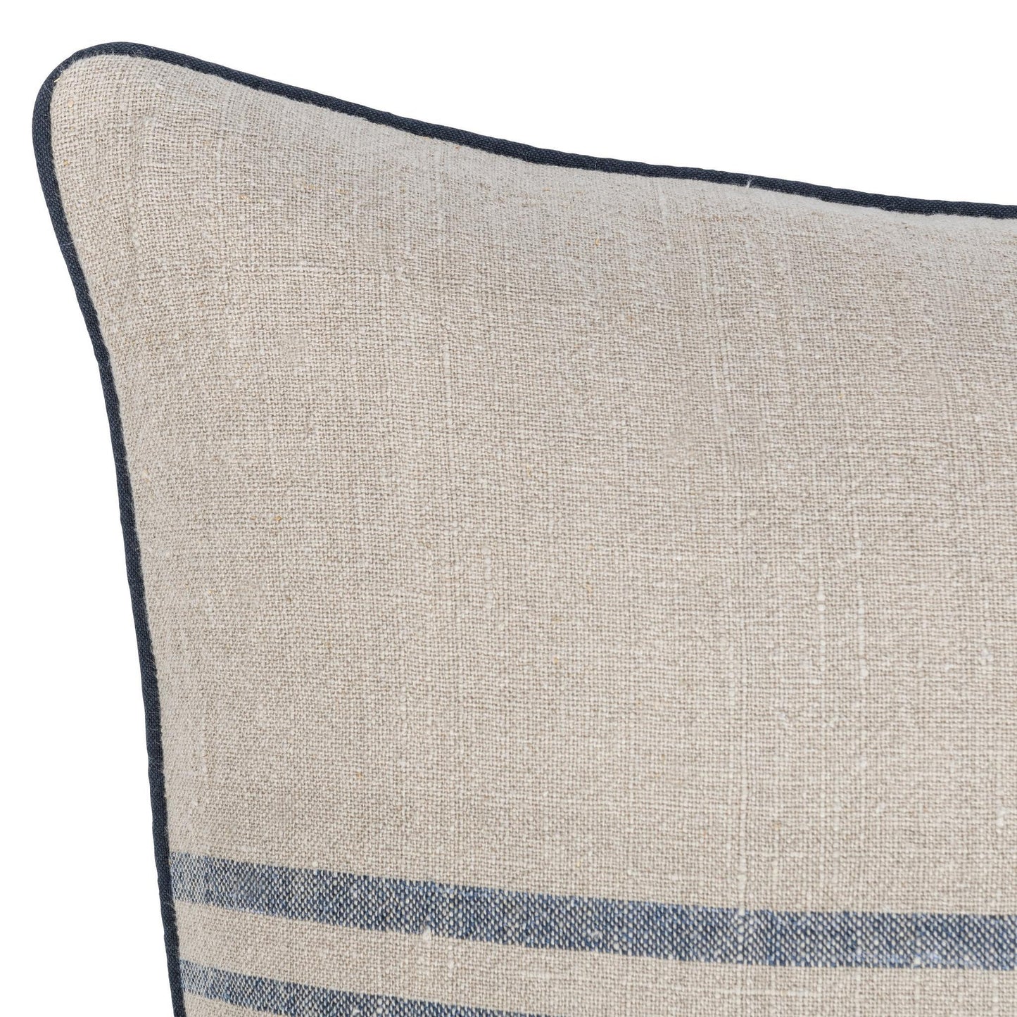 Newport Natural/Navy Pillow - 2 Sizes