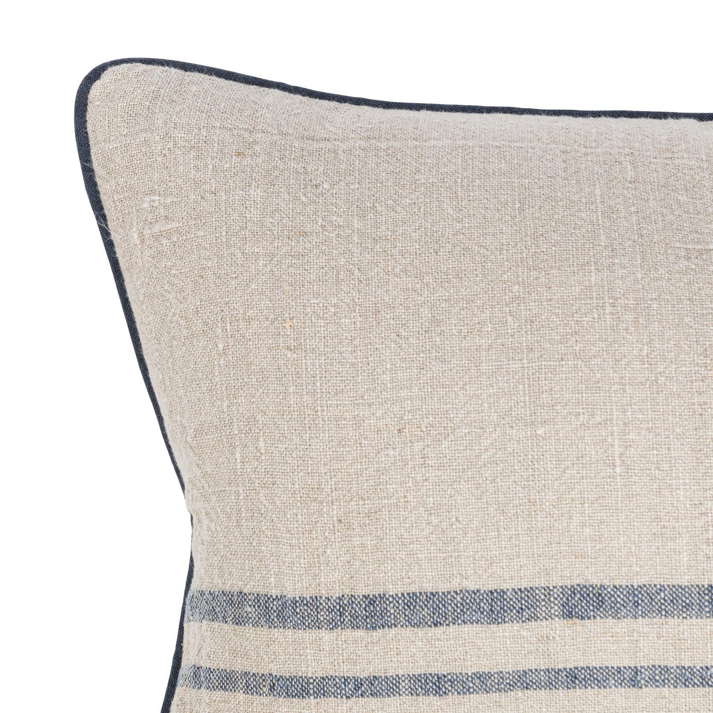 Newport Natural/Navy Pillow - 2 Sizes