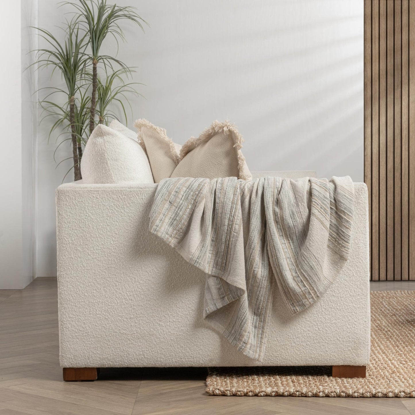 Rockport Throw 50x70 - Ivory Multi