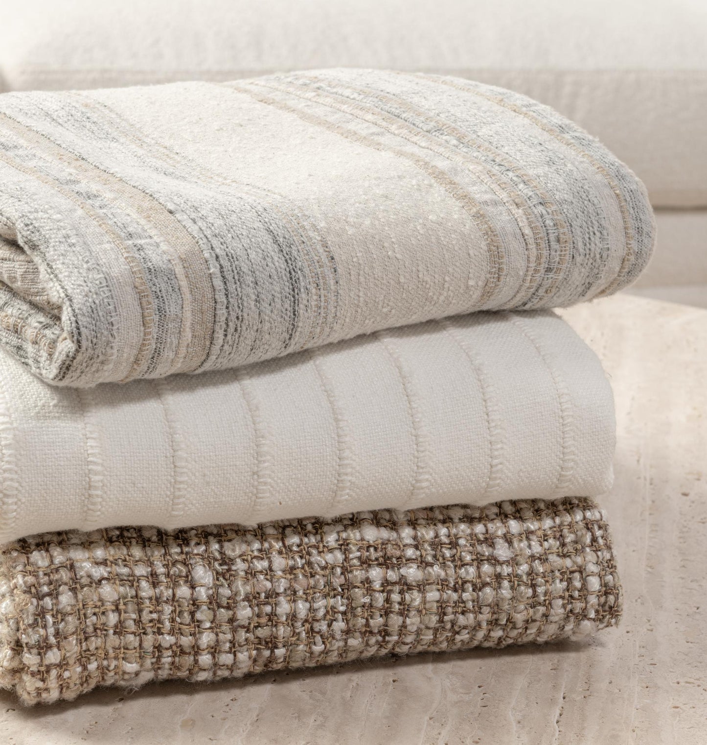 Rockport Throw 50x70 - Ivory Multi