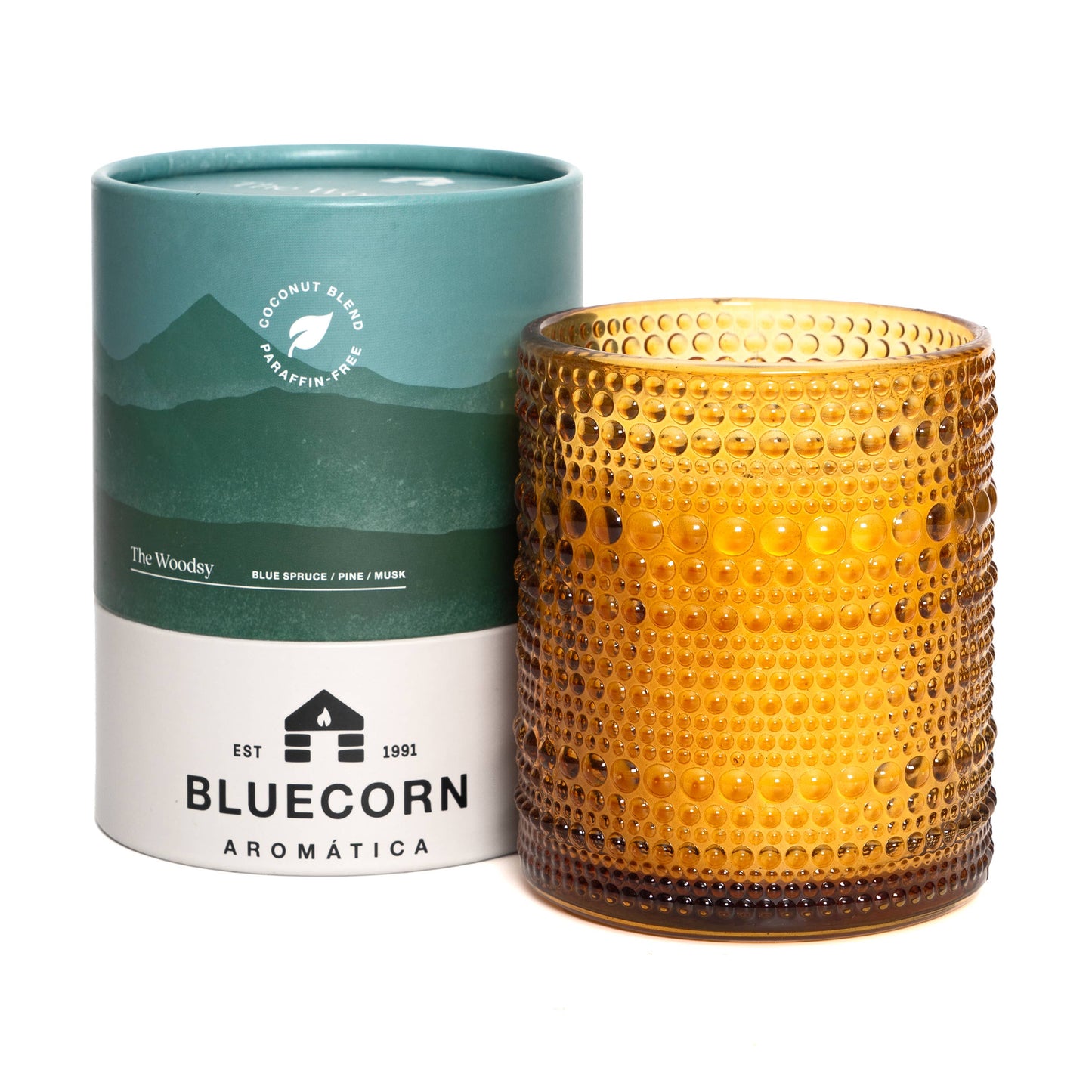 Woodsy Pine Jar Candle – Vegan Coconut Wax