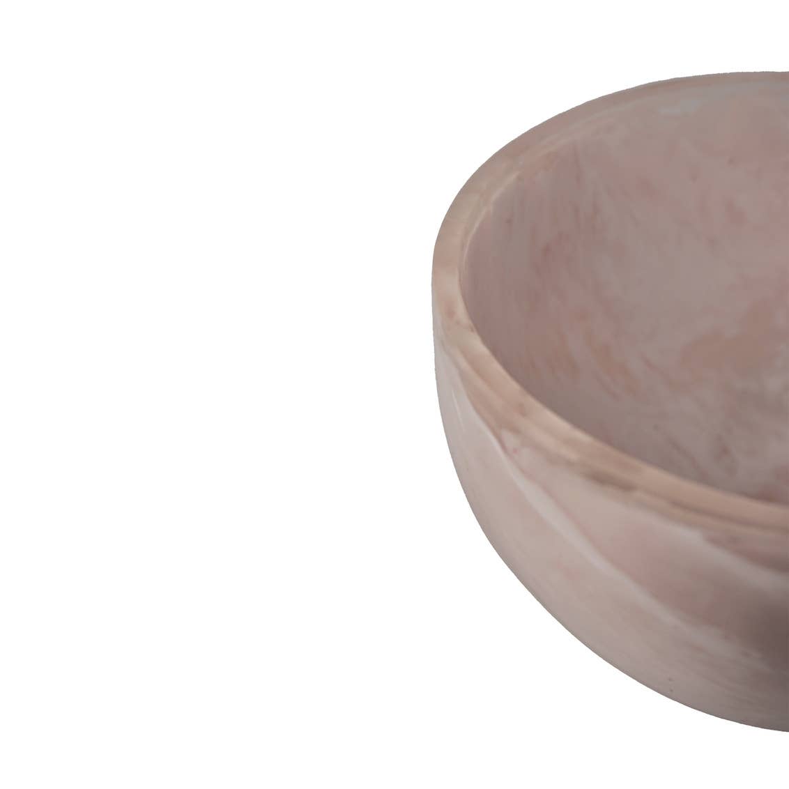 Lucente Resin 6" Nut Bowl - Blush