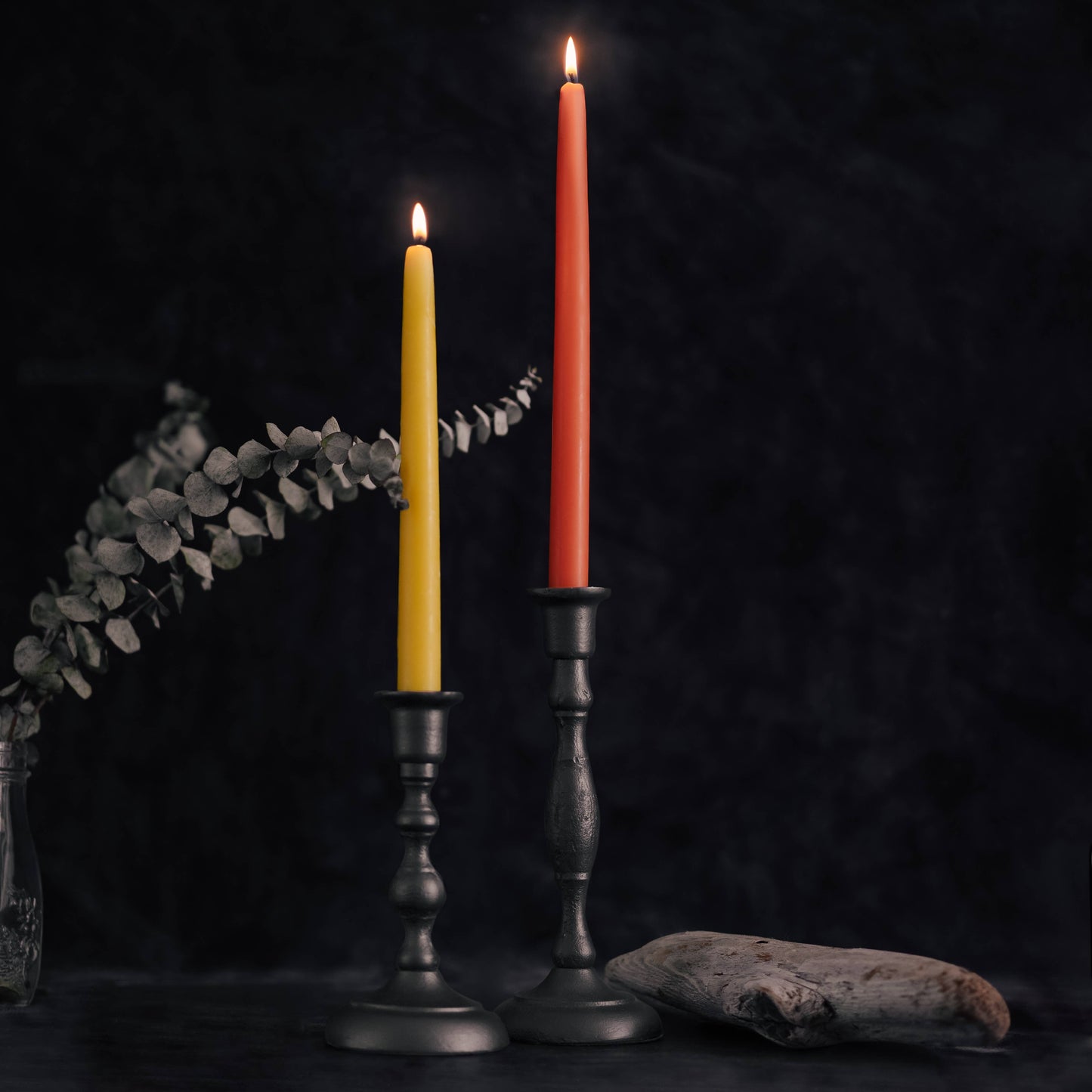 Beeswax Taper Candles - Eco-Friendly & Dripless for Holidaysl