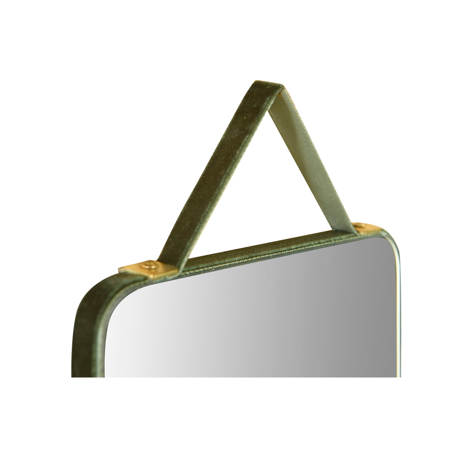 Velvet Edged Wall Mirrors with Hangers