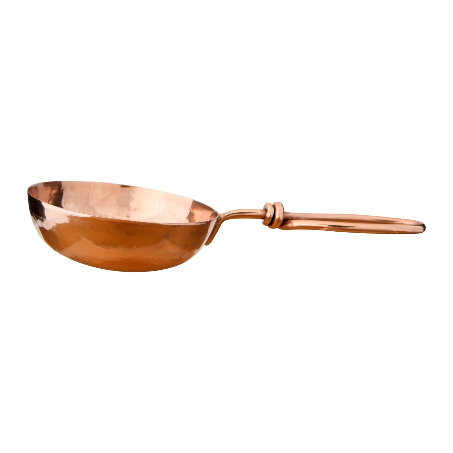 Hammered Stainless Steel Scoops with Tie Detail - Set of 4