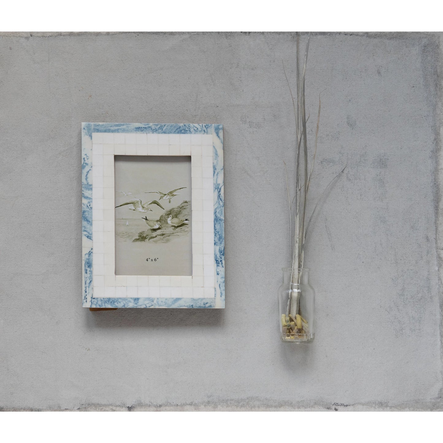 Resin Marbled Mosaic Photo Frame
