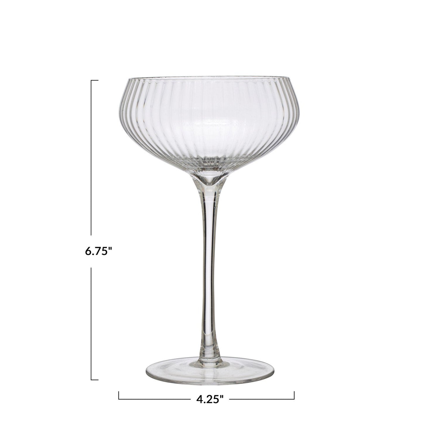 8 oz. Stemmed Champagne/Coupe Glass