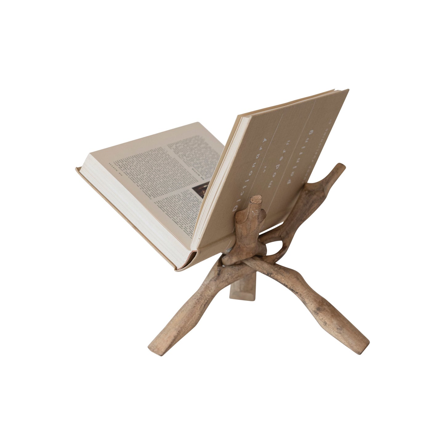 Reclaimed Wood Vintage Reproduction Folding Pot Stand (Each One Will Vary)