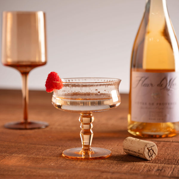 Vintage Coupe Glass - Two colors