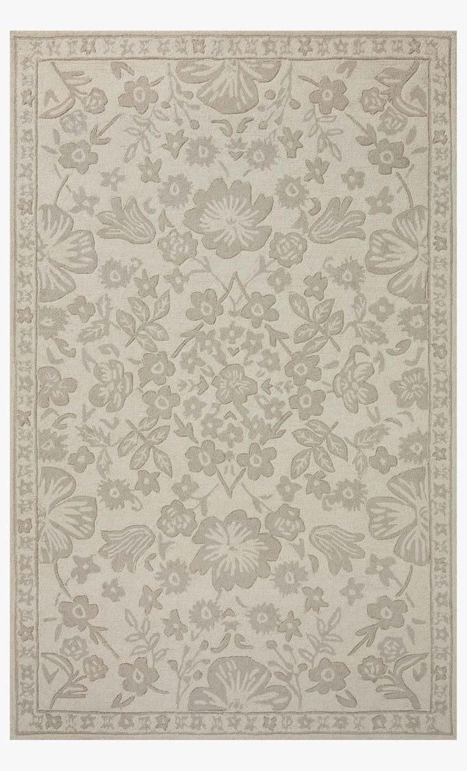 Arboretum Rose Garden Rug - Ivory 2'3" x 3'9"