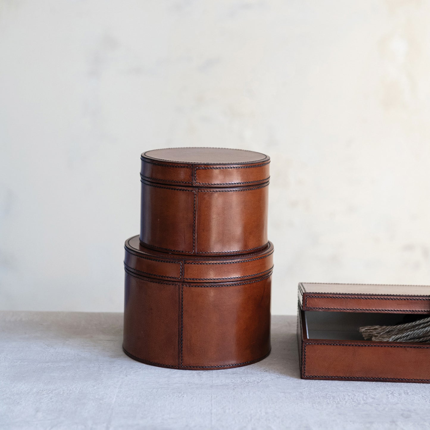 Leather Boxes - 3 Sizes
