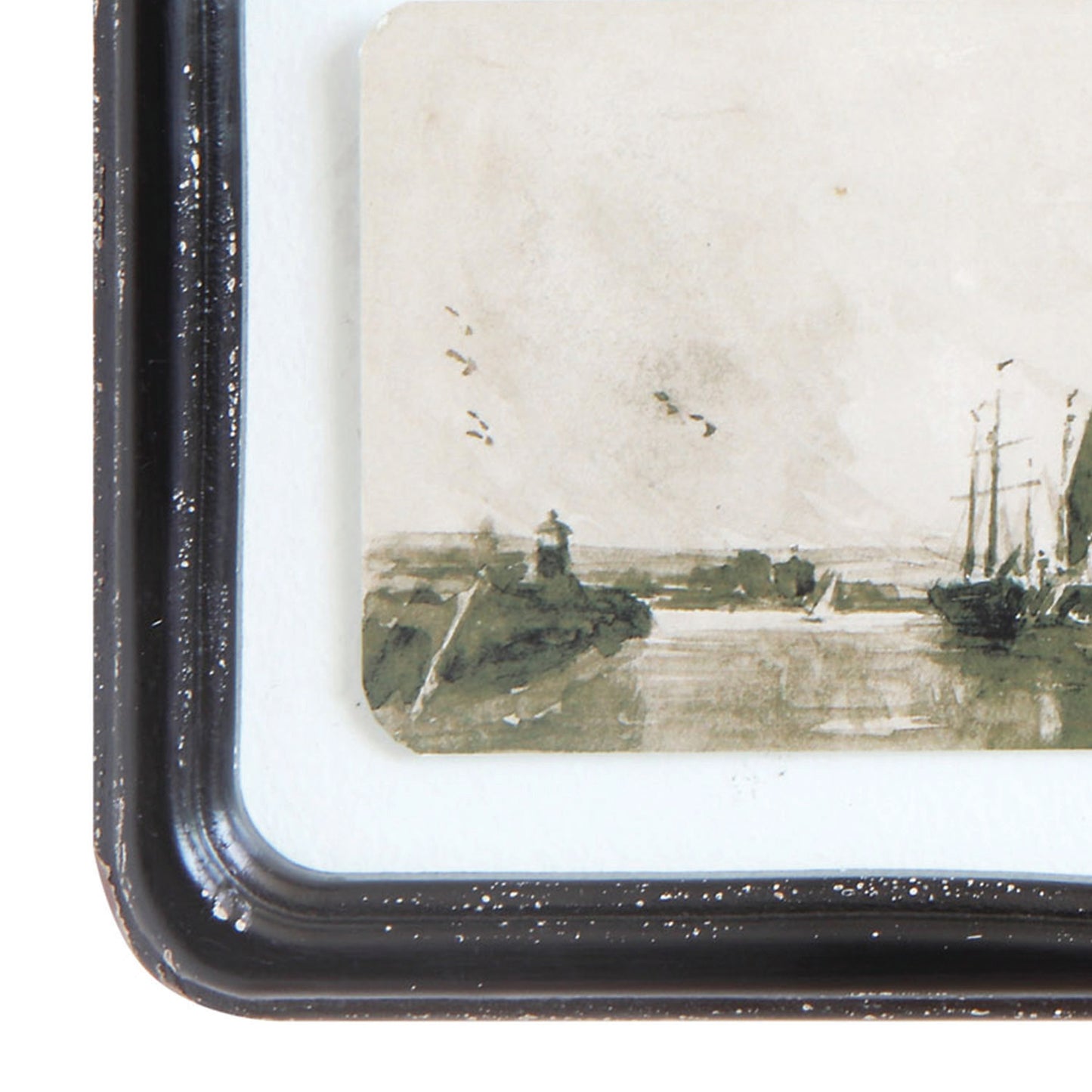 Distressed Wood Framed Wall Decor, 4 Styles