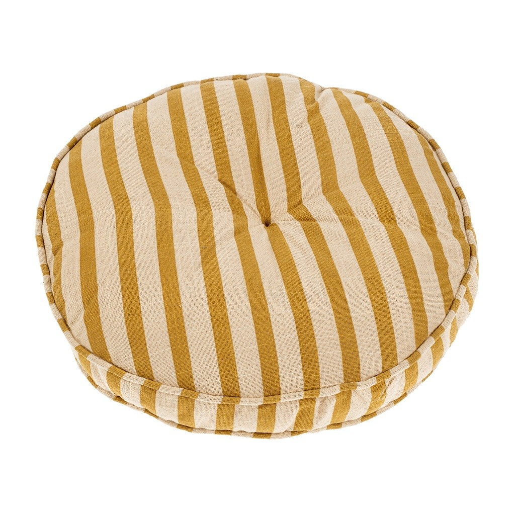 Awning Stripe Chair Cushion/Pillow - Sun