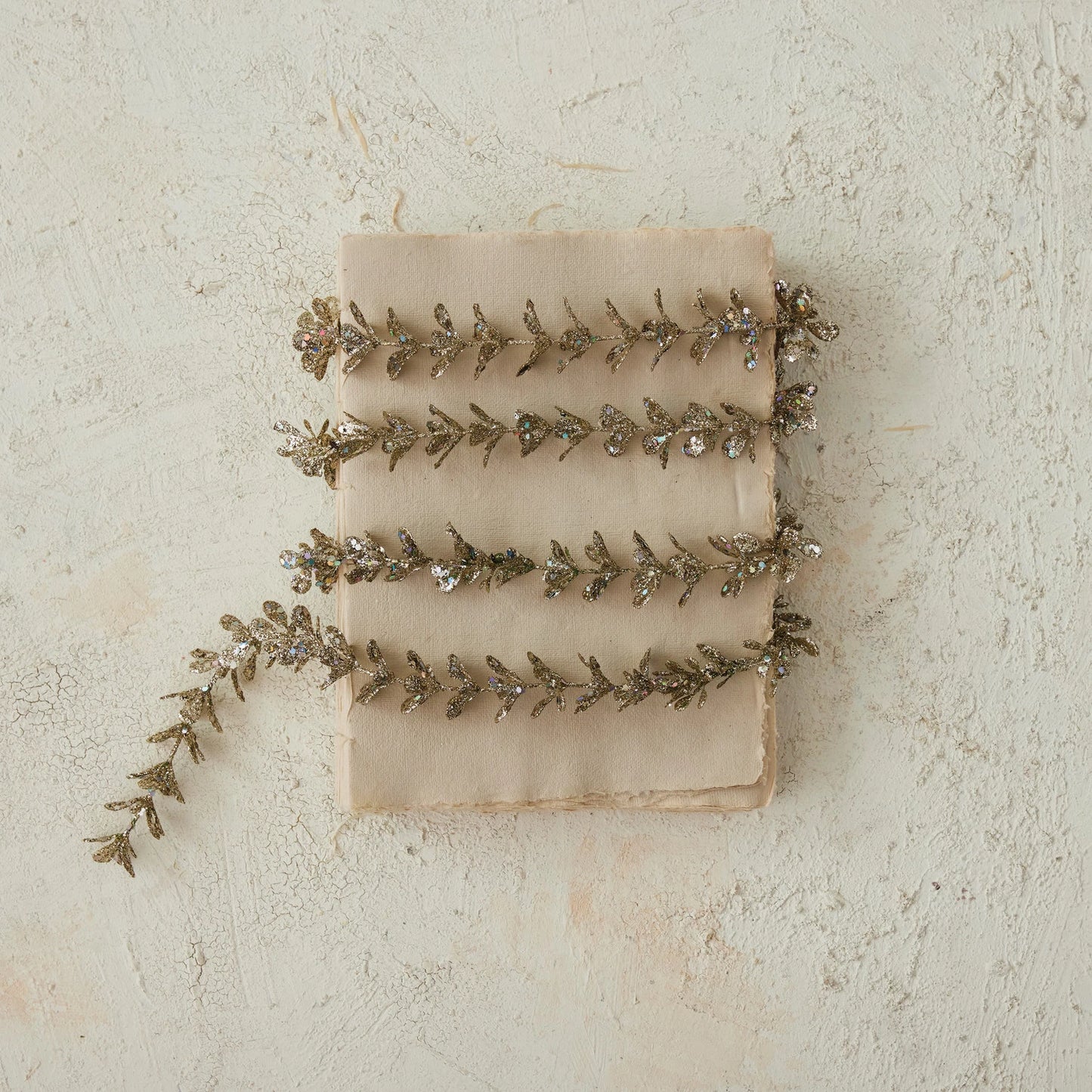 Glittery Holiday Garland - Two colors