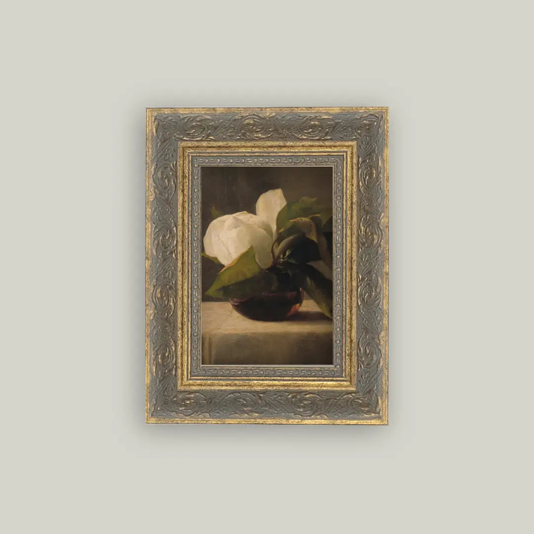 Magnolia Framed Antique Art