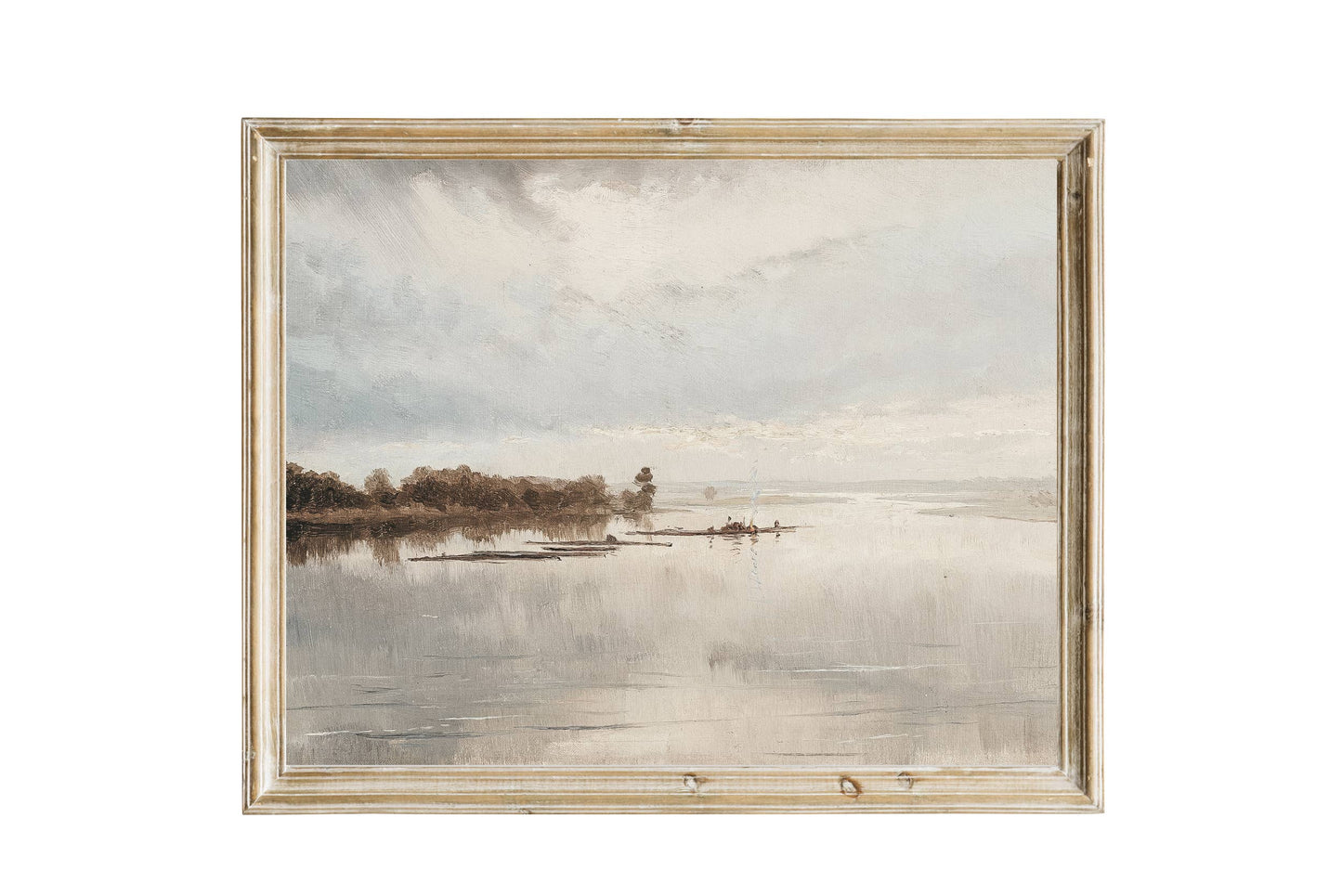 Serene View Art Print w/ Aluminum Matted Frame