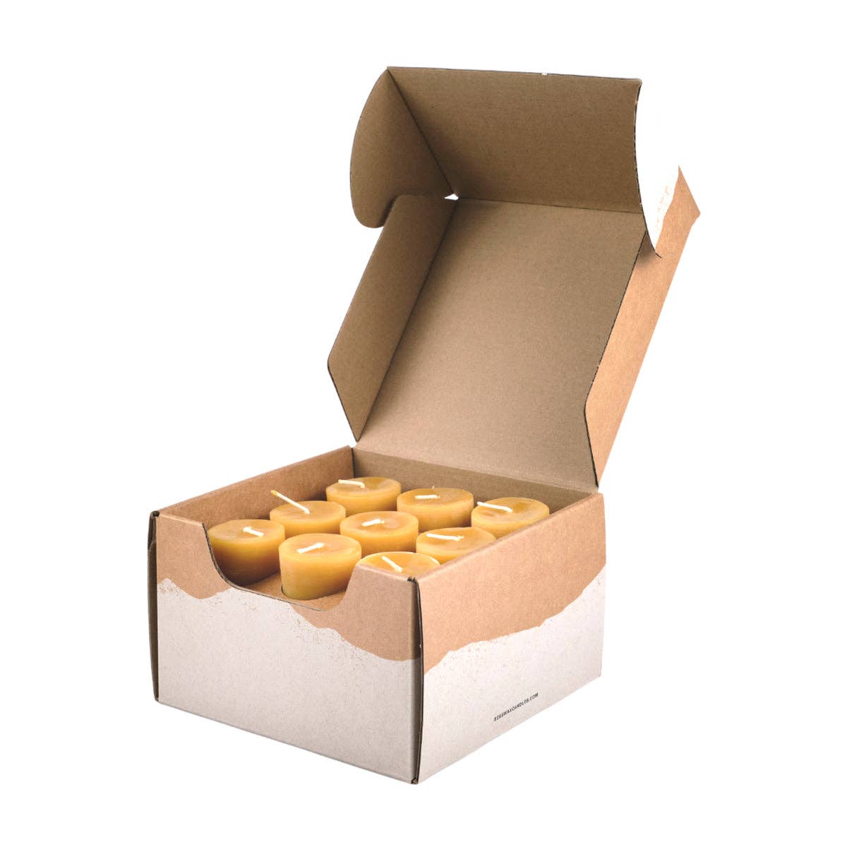 Pure Beeswax Votive Candles - Bluecorn