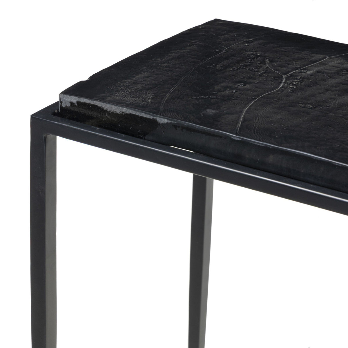 Dalston Cast Glass Console Table