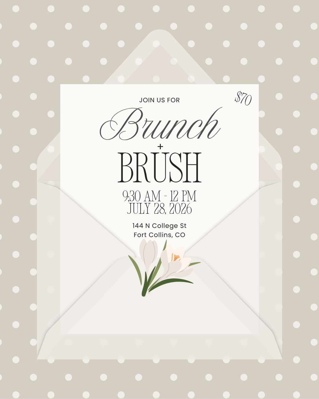 Brunch + Brush - Explore Oil Painting Class