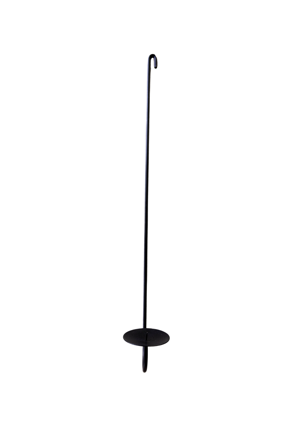 Black Iron Wall Sconce Taper Holder