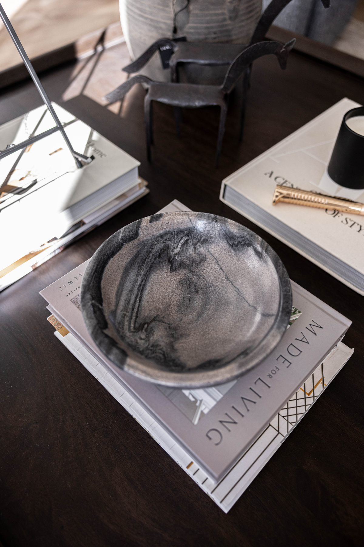 Paleva Grey Stone Bowl