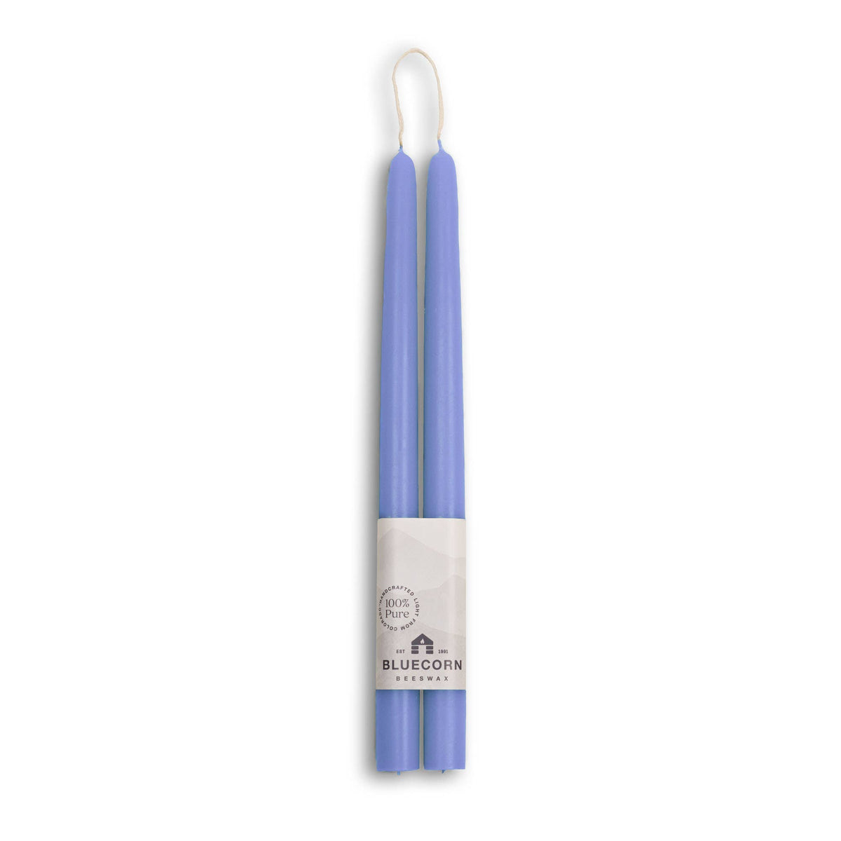 Thick Beeswax Taper Candles - Set of 2