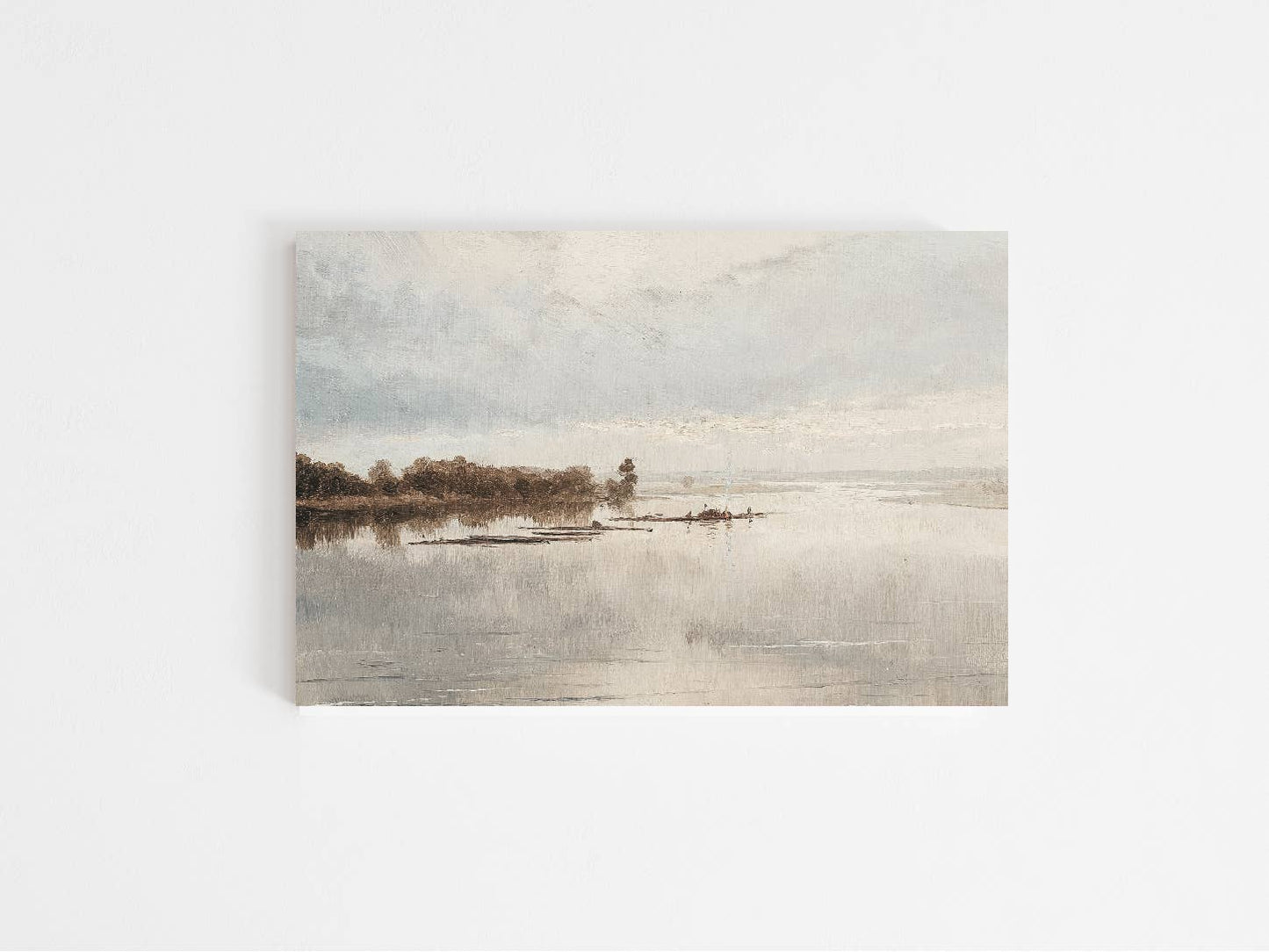 Serene View Art Print w/ Aluminum Matted Frame